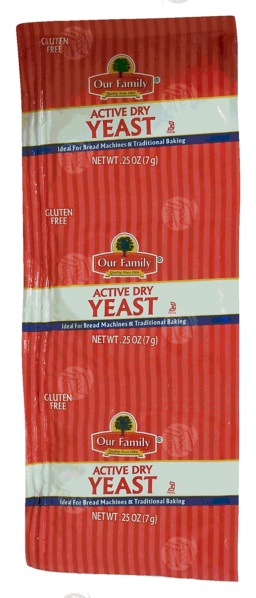 Our Family  yeast, active dry, .25-oz. Full-Size Picture